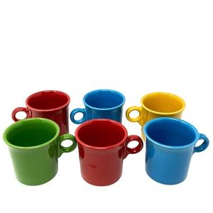 Fiesta Home Tom & Jerry Homer Laughlin Ring Handle mugs/cups *bundle of 6*